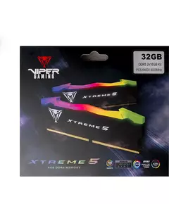 Купить Оперативная память Patriot Viper Xtreme 5 RGB 32 Gb KIT 2x16GB DDR5 8000MHz DIMM PC5-64000 RTL [PVXR532G80C38K], изображение 15 в компании Зеон