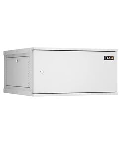 Купить Настенный разборный шкаф TLK TWI-066060-R-M-GY 19", 6U, цельнометаллическая дверь, Ш600хВ303хГ600мм, 2 пары монтажных направляющих, серый в компании Зеон