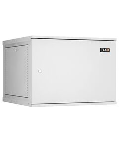 Купить Настенный разборный шкаф TLK TWI-096060-R-M-GY 19", 9U, цельнометаллическая дверь, Ш600хВ436хГ600мм, 2 пары монтажных направляющих, серый, изображение 3 в компании Зеон