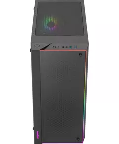 Купить Корпус AeroCool Skribble-G-BK-v1 черный MidiTower без БП, ATX, 2x120mm, 2xUSB3.0, bott PSU [4711099472888], изображение 2 в компании Зеон