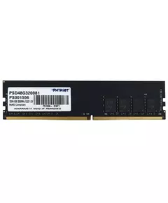 Купить Модуль памяти Patriot Signature Gaming 8Gb DDR4, 3200MHz, PC4-25600, CL22, DIMM, RTL  [PSD48G320081] в компании Зеон