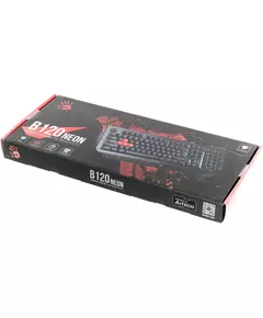 Купить Клавиатура A4-Tech Bloody B120N Черный, USB, Multimedia for gamer, LED, подставка для запястий, изображение 11 в компании Зеон