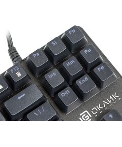 Купить Клавиатура Oklick 969G SHOTGUN Механическая, черный, USB, Multimedia for gamer, LED [1176616], изображение 4 в компании Зеон