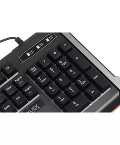 Купить Клавиатура Oklick 710G BLACK DEATH Черный/серый, USB, Multimedia for gamer, LED [476393], изображение 2 в компании Зеон