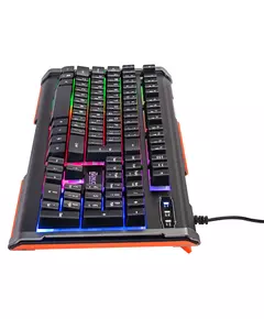 Купить Клавиатура Oklick 710G BLACK DEATH Черный/серый, USB, Multimedia for gamer, LED [476393], изображение 12 в компании Зеон