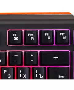 Купить Клавиатура Oklick 710G BLACK DEATH Черный/серый, USB, Multimedia for gamer, LED [476393], изображение 17 в компании Зеон