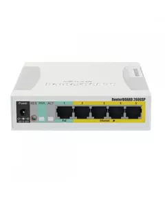 Купить Коммутатор Mikrotik CSS106-1G-4P-1S 5 портов (5x1Gbs, 1x1Gbs SFP, PoE), RD 260GSP, управляемый L2 в компании Зеон