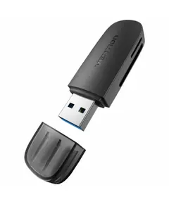 Купить Картридер Vention CLGB0 USB 3.0 (SD+TF) черный, изображение 2 в компании Зеон