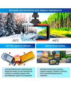 Купить Видеорегистратор с радар-детектором TrendVision Hybrid Signature Real 4K Max GPS, ГЛОНАСС, черный, изображение 19 в компании Зеон