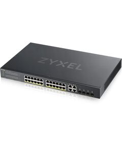 Купить Коммутатор ZyXEL GS192024HPV2-EU0101F Hybrid Smart switch PoE+ Nebula Flex, 24xGE PoE+, 4xCombo (SFP/RJ-45), budget PoE 375W, Standalone / cloud management в компании Зеон