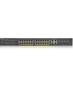 Купить Коммутатор ZyXEL GS192024HPV2-EU0101F Hybrid Smart switch PoE+ Nebula Flex, 24xGE PoE+, 4xCombo (SFP/RJ-45), budget PoE 375W, Standalone / cloud management, изображение 3 в компании Зеон