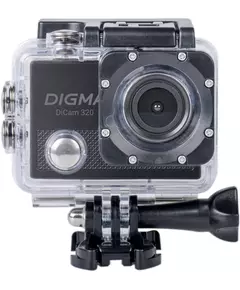 Купить Экшн-камера Digma DiCam 320 черный [DC320], изображение 2 в компании Зеон