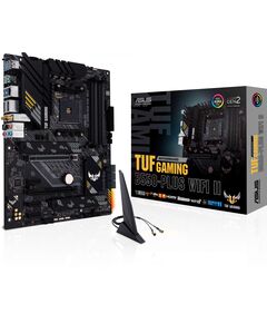 Купить Материнская плата Asus TUF GAMING B550-PLUS WIFI II AM4  2xPCI-E HDMI+DP 2.5GbLAN+WiFi+BT SATA ATX 4DDR4 RTL, изображение 2 в компании Зеон