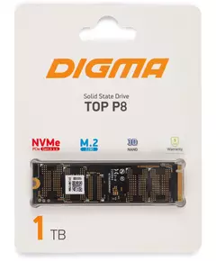 Купить SSD-накопитель Digma 1Tb Top P8 PCIe 4.0 x4 M.2 2280 [DGST4001TP83T], изображение 6 в компании Зеон