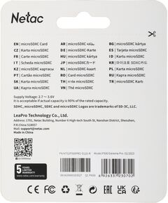 Купить Карта памяти microSDXC Netac 512Gb P500 Extreme Pro + адаптер [NT02P500PRO-512G-R], изображение 3 в компании Зеон