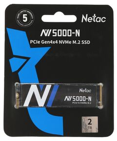 Купить SSD-накопитель Netac 2Tb NV5000-N PCIe 4.0 x4 M.2 2280 [NT01NV5000N-2T0-E4X], изображение 3 в компании Зеон