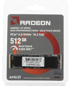 Купить SSD-накопитель AMD 512Gb Radeon PCIe 4.0 x4 M.2 2280 [R7MP512G8], изображение 7 в компании Зеон