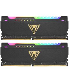 Купить Оперативная память Patriot Viper Steel RGB Gaming 16Gb Kit 2x8Gb DDR4 3200MHz PC4-25600 CL18 DIMM 288-pin 1.35В dual rank с радиатором RTL [PVSR416G320C8K], изображение 2 в компании Зеон