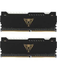 Купить Оперативная память Patriot Viper Steel RGB Gaming 16Gb Kit 2x8Gb DDR4 3600MHz PC4-28800 CL20 DIMM 288-pin 1.35В dual rank с радиатором RTL [PVSR416G360C0K] в компании Зеон