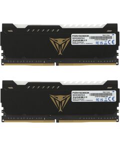 Купить Оперативная память Patriot Viper Steel RGB Gaming 16Gb Kit 2x8Gb DDR4 3600MHz PC4-28800 CL20 DIMM 288-pin 1.35В dual rank с радиатором RTL [PVSR416G360C0K], изображение 3 в компании Зеон