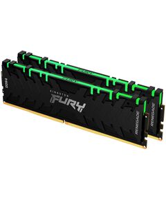 Купить Оперативная память Kingston Fury Renegade RGB Gaming 16Gb Kit 2x8Gb DDR4 3200MHz PC4-25600 CL16 DIMM 288-pin 1.35В single rank с радиатором RTL [KF432C16RBAK2/16] в компании Зеон