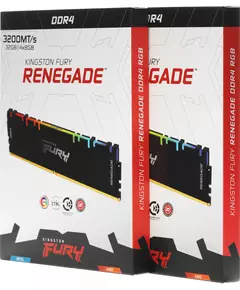 Купить Оперативная память Kingston Fury Renegade RGB Gaming 32Gb Kit 4x8Gb DDR4 3200MHz PC4-25600 CL16 DIMM 288-pin 1.35В single rank с радиатором RTL [KF432C16RBAK4/32], изображение 5 в компании Зеон