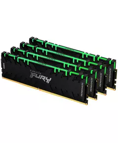 Купить Оперативная память Kingston Fury Renegade RGB Gaming 32Gb Kit 4x8Gb DDR4 3200MHz PC4-25600 CL16 DIMM 288-pin 1.35В single rank с радиатором RTL [KF432C16RBAK4/32], изображение 2 в компании Зеон