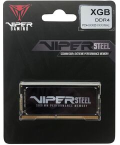 Купить Модуль памяти Patriot Viper Steel 32Gb DDR4 2666MHz PC4-21300 CL18 SO-DIMM 260-pin 1.2В RTL [PVS432G266C8S], изображение 4 в компании Зеон