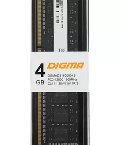 Купить Оперативная память Digma 4Gb DDR3L 1600MHz PC3-12800 CL11 DIMM 240-pin 1.35В single rank RTL [DGMAD31600004S], изображение 10 в компании Зеон