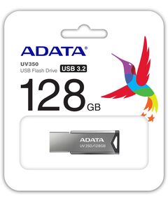 Купить Флеш-диск AData 128Gb UV350 USB3.0 серебристый [AUV350-128G-RBK], изображение 3 в компании Зеон