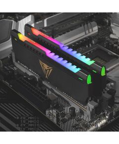 Купить Оперативная память Patriot Viper Steel RGB Gaming 64Gb Kit 2x32Gb DDR4 3200MHz PC4-25600 CL18 DIMM 288-pin 1.35В dual rank с радиатором RTL [PVSR464G320C8K], изображение 6 в компании Зеон