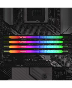 Купить Оперативная память Patriot Viper Steel RGB Gaming 64Gb Kit 2x32Gb DDR4 3200MHz PC4-25600 CL18 DIMM 288-pin 1.35В dual rank с радиатором RTL [PVSR464G320C8K], изображение 7 в компании Зеон