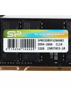 Купить Модуль памяти Silicon Power 32Gb DDR4 2666MHz PC4-21300 CL19 SO-DIMM 260-pin 1.2В single rank RTL [SP032GBSFU266X02], изображение 2 в компании Зеон