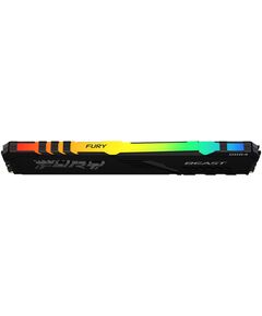 Купить Оперативная память Kingston Fury Beast RGB Gaming 16Gb DDR4 3200MHz PC4-25600 CL16 DIMM 288-pin 1.35В dual rank с радиатором RTL [KF432C16BB12A/16], изображение 3 в компании Зеон