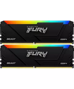 Купить Оперативная память Kingston Fury Beast RGB Gaming 64Gb 2x32Gb DDR4 3200MHz PC4-25600 CL16 DIMM 288-pin 1.35В dual rank с радиатором RTL [KF432C16BB2AK2/64] в компании Зеон