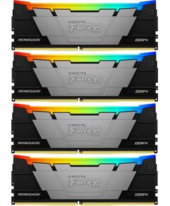 Купить Оперативная память Kingston Fury Renegade RGB Gaming 128Gb Kit 4x32Gb DDR4 3600MHz PC4-28800 CL18 DIMM 288-pin 1.35В dual rank с радиатором RTL [KF436C18RB2AK4/128] в компании Зеон