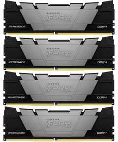 Купить Оперативная память Kingston Fury Renegade Black Gaming 32Gb Kit 4x8Gb DDR4 3200MHz PC4-25600 CL16 DIMM 288-pin 1.35В single rank с радиатором RTL [KF432C16RB2K4/32] в компании Зеон