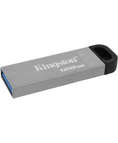 Купить Флеш-диск Kingston DataTraveler Kyson 128Gb USB3.2 серебристый/черный [DTKN/128GB], изображение 2 в компании Зеон