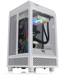 Купить Корпус Thermaltake The Tower 100 белый без БП miniITX 1x120mm 3x140mm 2xUSB3.0 audio bott PSU [CA-1R3-00S6WN-00], изображение 6 в компании Зеон