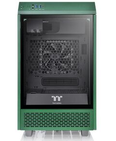 Купить Корпус Thermaltake The Tower 100 Racing Green без БП miniITX 1x120mm 3x140mm 2xUSB3.0 audio bott PSU [CA-1R3-00SCWN-00] в компании Зеон