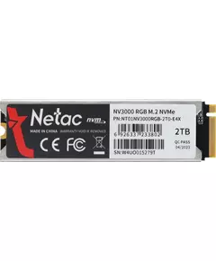 Купить SSD-накопитель Netac 2Tb NV3000 RGB PCIe 3.0 x4 M.2 2280 [NT01NV3000RGB-2T0-E4X], изображение 5 в компании Зеон