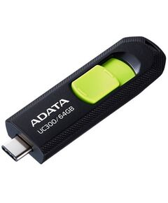 Купить Флеш-диск AData 64Gb UC300 Type-C USB3.2 черный/зеленый [ACHO-UC300-64G-RBK/GN] в компании Зеон