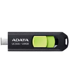 Купить Флеш-диск AData 128Gb UC300 Type-C USB3.2 черный/зеленый [ACHO-UC300-128G-RBK/GN] в компании Зеон