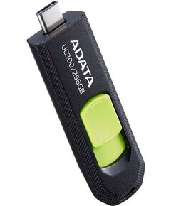 Купить Флеш-диск AData 256Gb UC300 Type-C USB3.2 черный/зеленый [ACHO-UC300-256G-RBK/GN], изображение 3 в компании Зеон