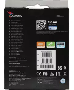 Купить Флеш-диск AData 256Gb UE800 Type-C USB3.2 серебристый [AELI-UE800-256G-CSG], изображение 7 в компании Зеон