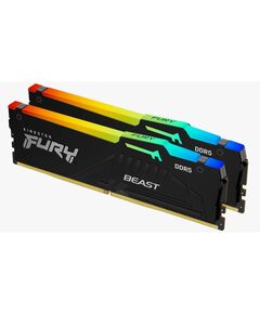 Купить Оперативная память Kingston Fury Beast RGB Gaming 16Gb Kit 2x8Gb DDR5 6000MHz PC5-48000 CL40 DIMM 288-pin 1.35В kit с радиатором RTL [KF560C40BBAK2-16], изображение 2 в компании Зеон