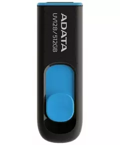 Купить Флеш-диск AData 512Gb DashDrive UV128 USB3.0 черный/синий [AUV128-512G-RBE], изображение 2 в компании Зеон