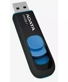 Купить Флеш-диск AData 512Gb DashDrive UV128 USB3.0 черный/синий [AUV128-512G-RBE], изображение 3 в компании Зеон