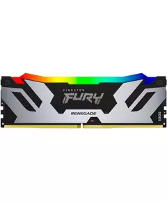 Купить Память Kingston Fury Renegade Silver/Black RGB Gaming 24Gb DDR5 7200MHz PC5-57600 CL38 DIMM 288-pin 1.45В single rank с радиатором RTL [KF572C38RSA-24] в компании Зеон