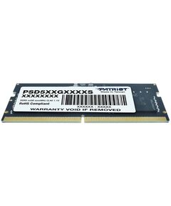 Купить Модуль памяти Patriot 8Gb DDR5 4800MHz PC5-38400 CL40 SO-DIMM 260-pin 1.1В single rank RTL [PSD58G480041S], изображение 5 в компании Зеон